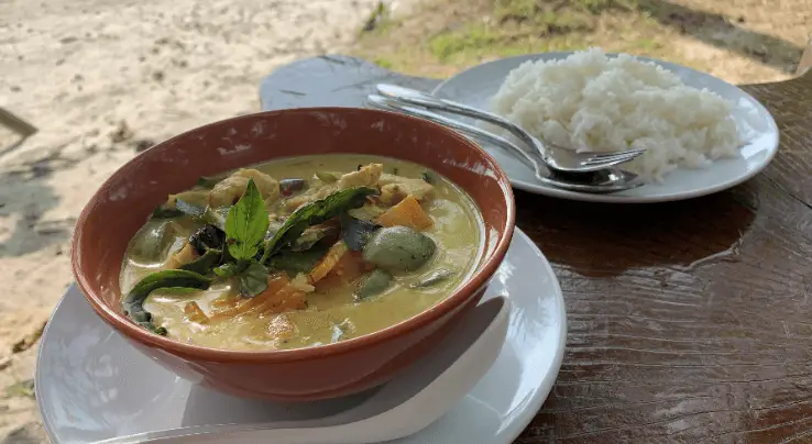 Thai green curry