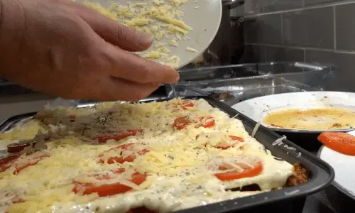 prepare lasagna for oven