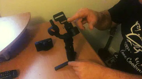 Attach camera use small slot