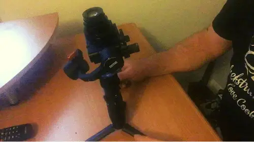 attach camera turn on and balance