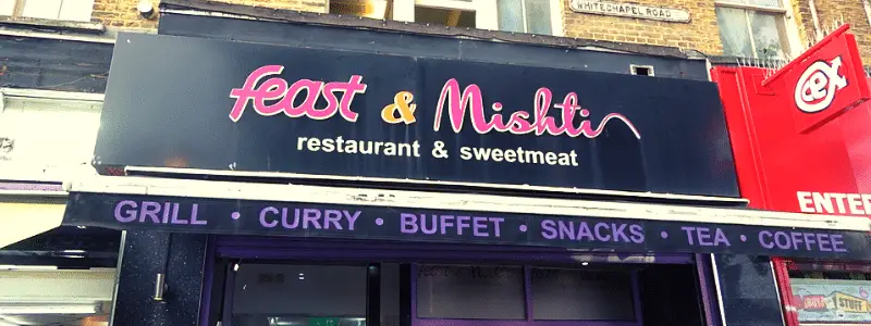 feast and mishty indian retaurand