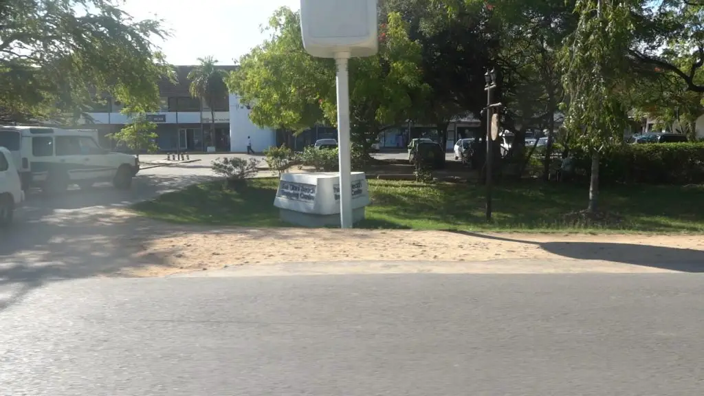 Diani beach shopping center entrance