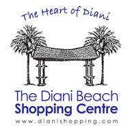 diani beach shopping centre sign