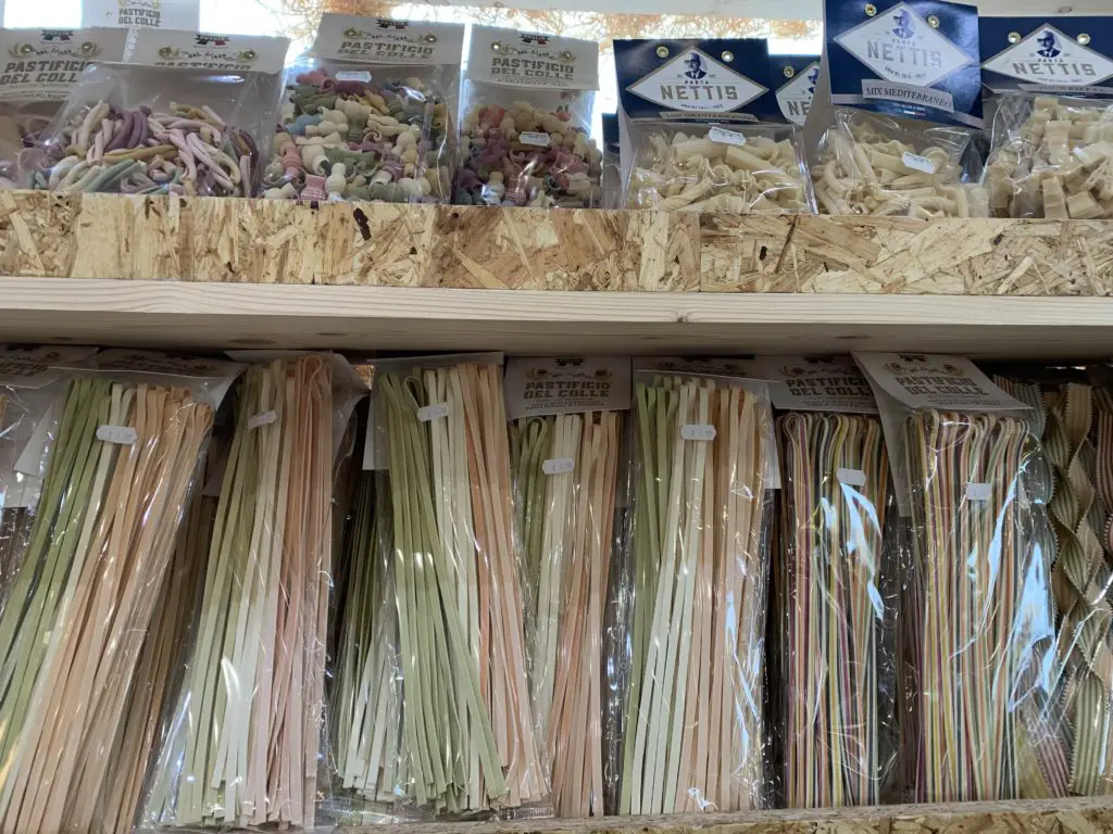 Green village pasta selection