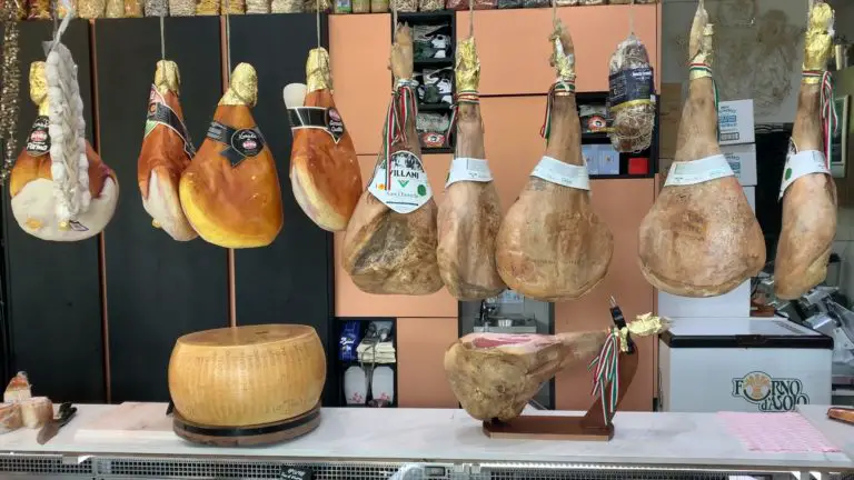 hung prosciutto good pi