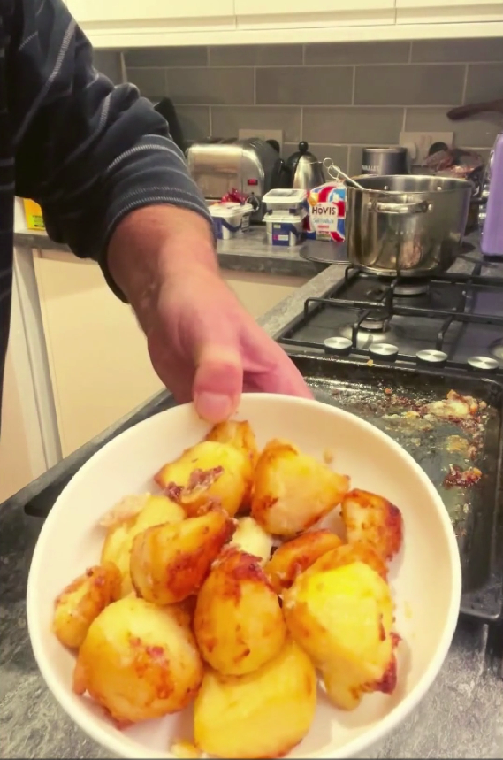 roast potatoes crispy on the outside soft in the middle