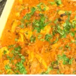 Malaysian chicken curry with coconut cream