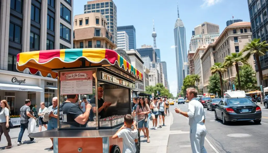 Identifying profitable locations for selling ice cream