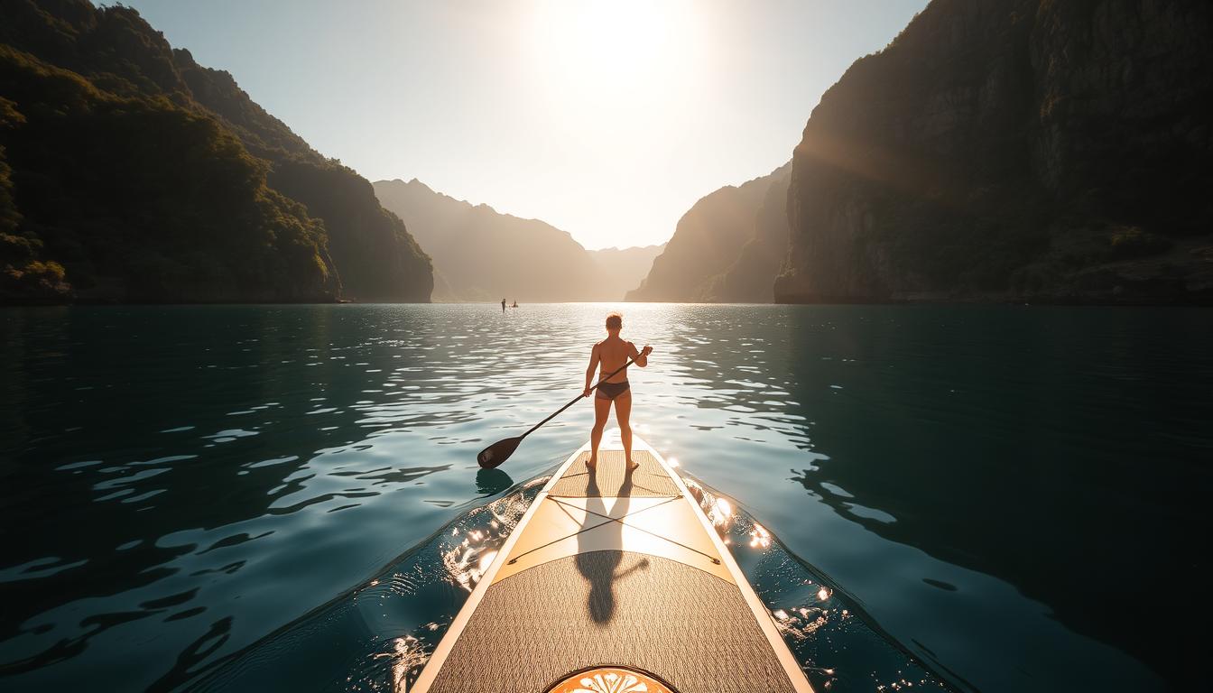 Paddleboarding is becoming one of the most popular water sports