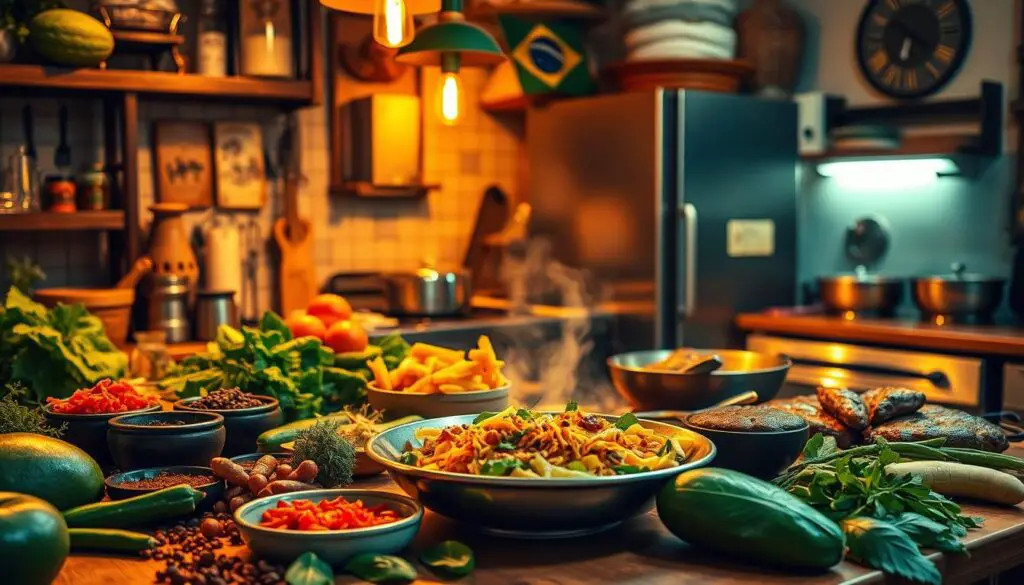 cooking Brazilian cuisine