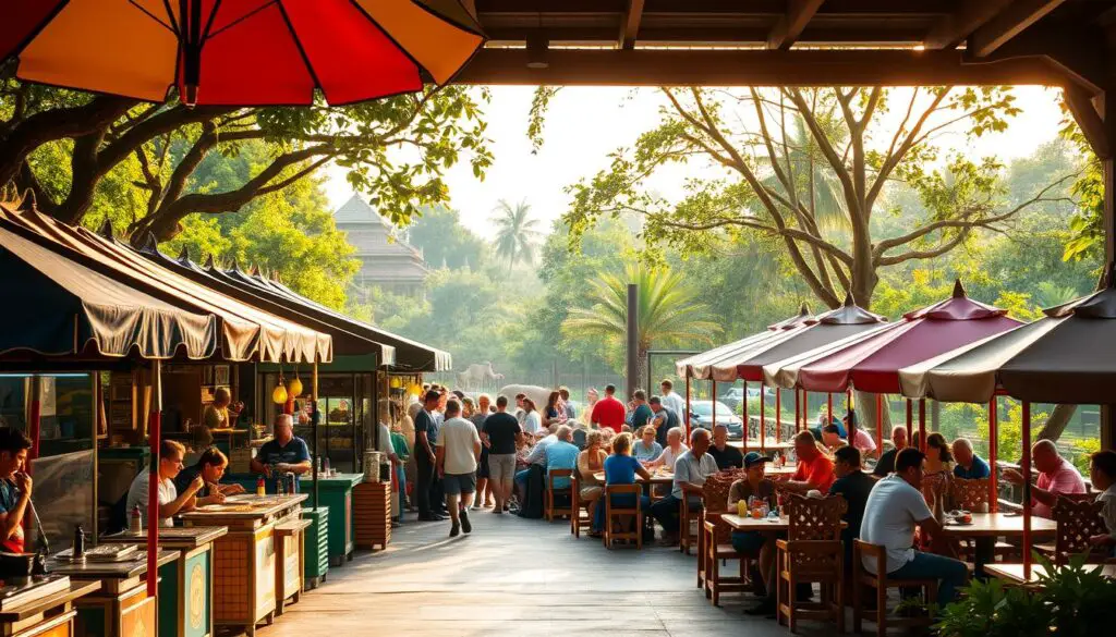 dining options at Bangkok Safari World