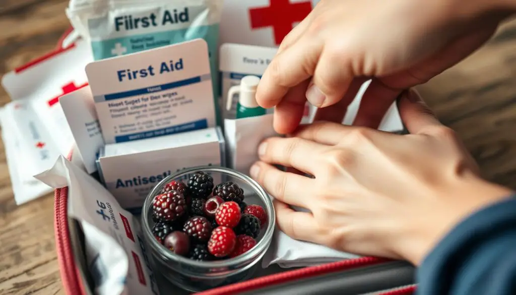 first aid berry poisoning