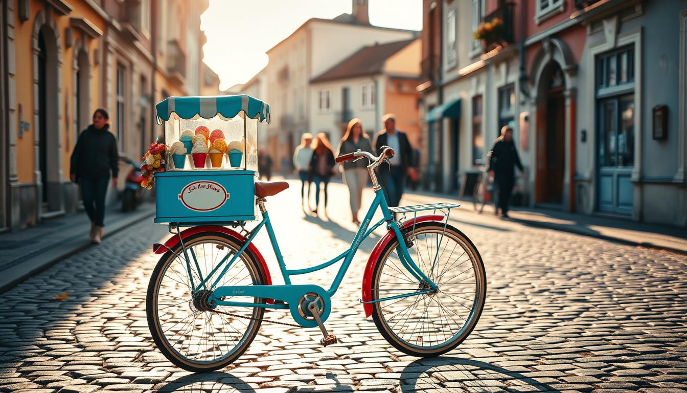 how to start an ice cream business with ice cream bicycle low cost set up