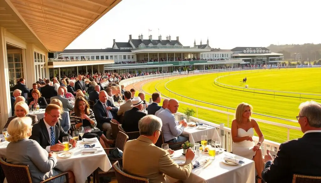 dining at Fontwell Park